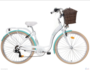 ROWER CITY-28"  SAVENO BRIDGET-6 SPD - BIAŁO-MIĘTO