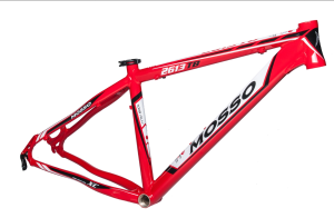 RAMA MTB-26" MOSSO MOD. 2613TB Kol. Czerwono Biały Czarna linia Rozmiar ramy 17" 
