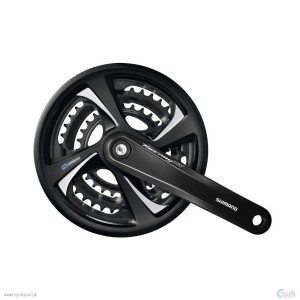 MECHANIZM KORBOWY SHIMANO FCTX801E222CL TARCZE: 42/32/22 , 175 mm